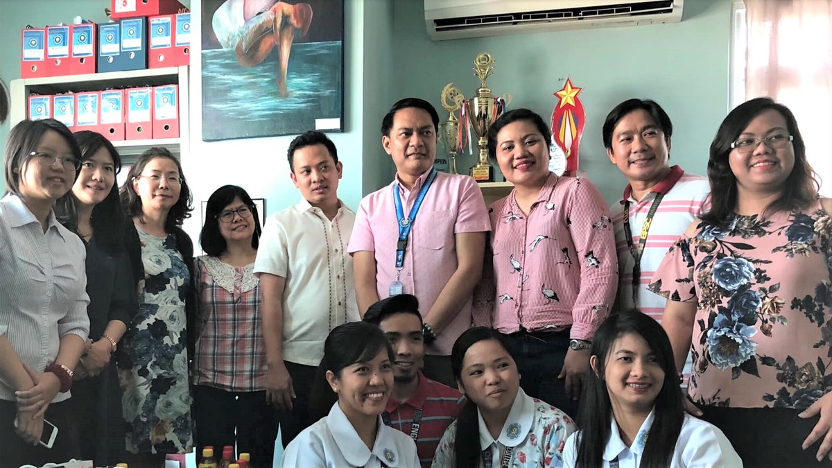 Group photo with Rizal Technological University